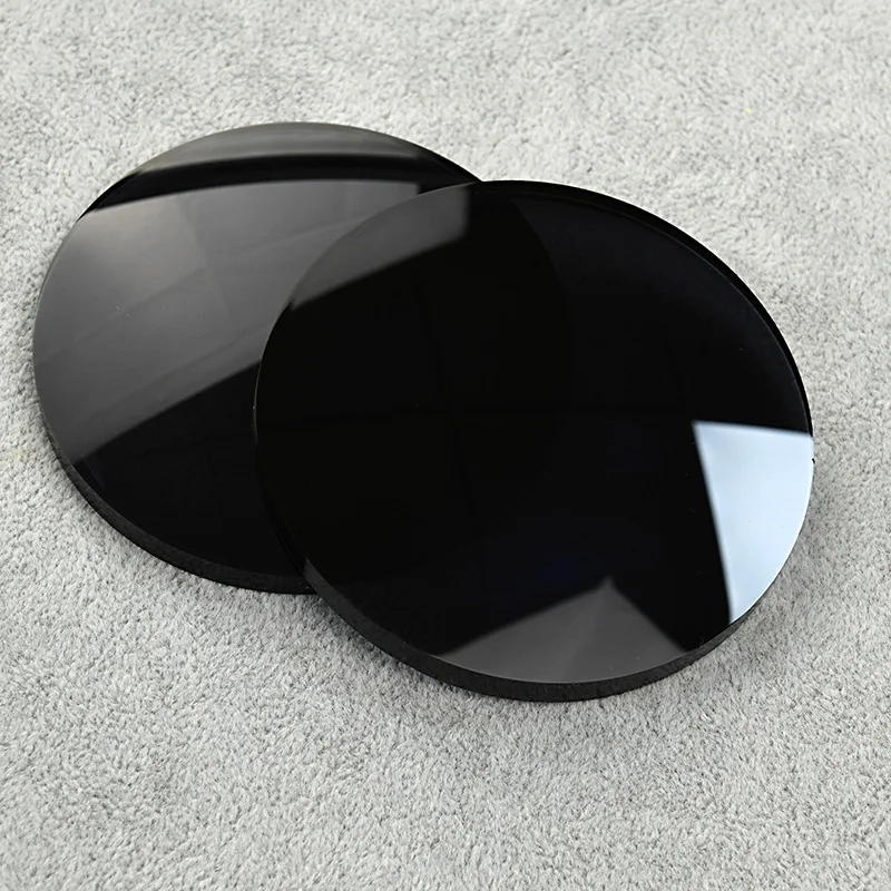 Custom Hub Wheel Center Caps Cover Eyeglasses Glasses Optical Lens 1.56 Tinted Lenses 1.60  Grey Brown Lenses 1.67 Grey Black