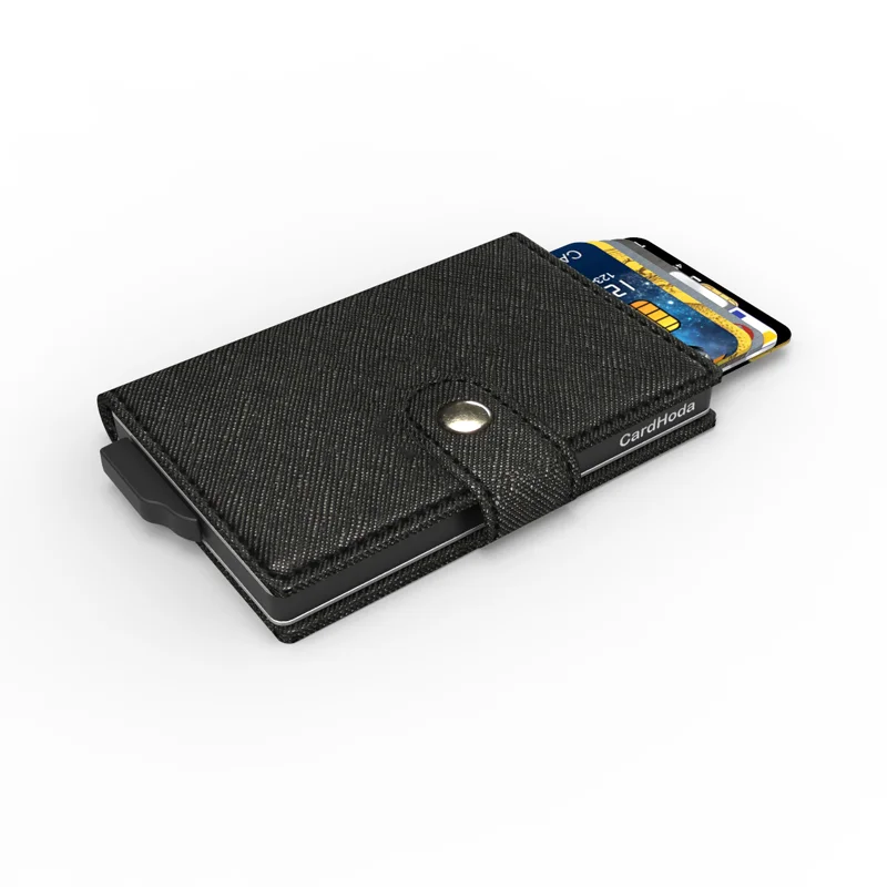  Лидер продаж популярный мужской кожаный кошелек с отделением для карт RFID и зажимом