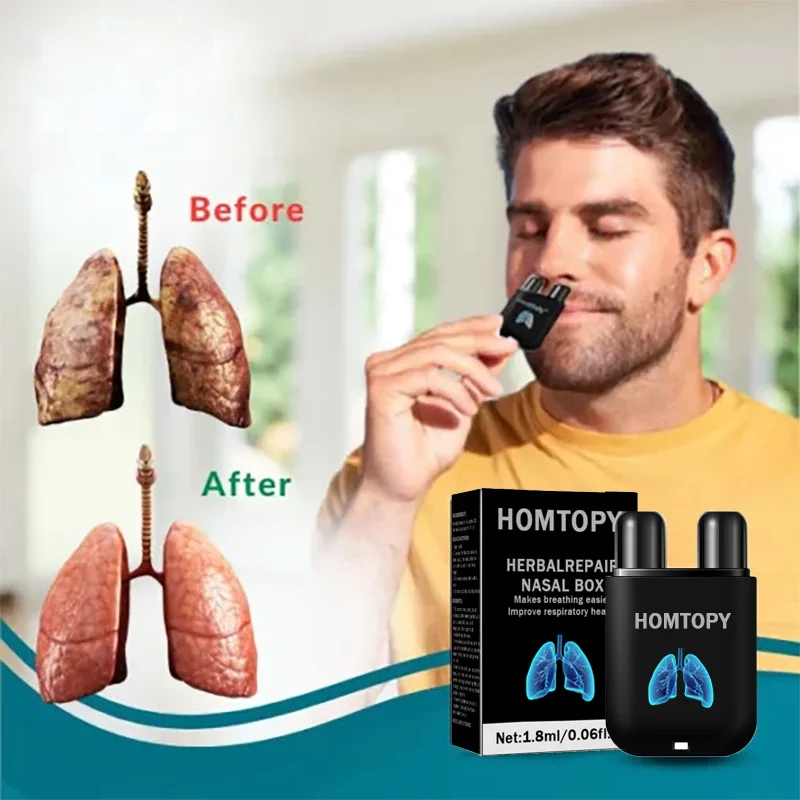 Best seller refreshing nasal inhaler sticks Bilateral double inhalation healthcare for lung nasal inhaler
