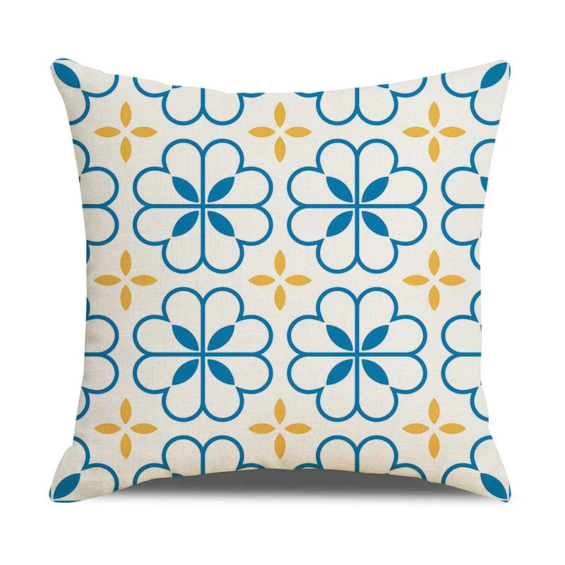 hold pillow case for a undertakes to flax geometric abstraction of contemporary and contracted back cushion sets  home covers