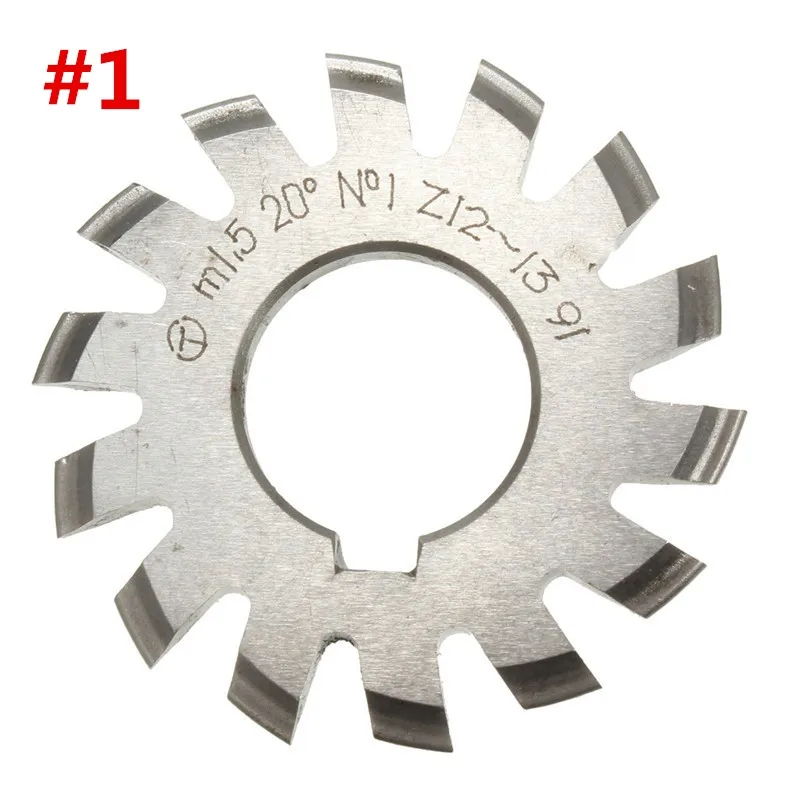 High Speed Steel Involute Gear Milling Cutter HSS Gear Cutting Tools