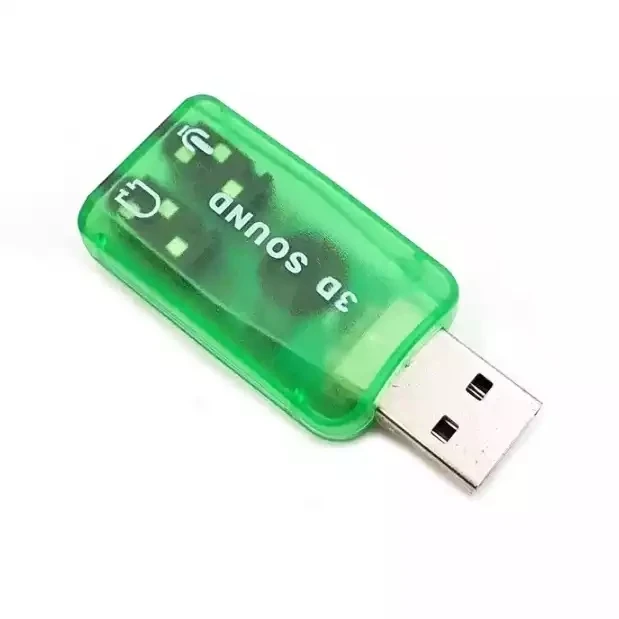 Высокачественное внешнее USB2.0 3d Звуковая карта 5 1 канальный аудио адаптер карты 3 мм динамик микрофон наушников интерфейс для