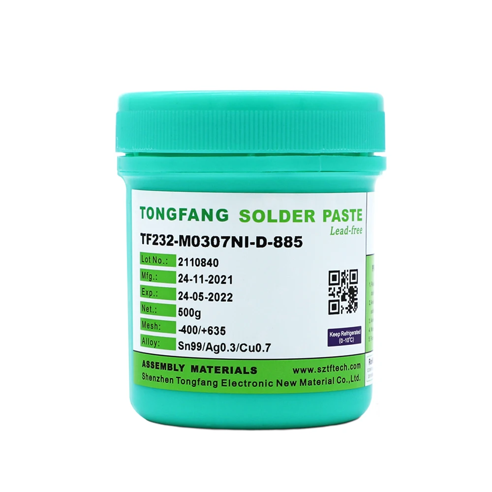 TONGFANG SMT solder paste Sn63Pb37 Tin-lead soldering welding Flux No-clean PCB LED
