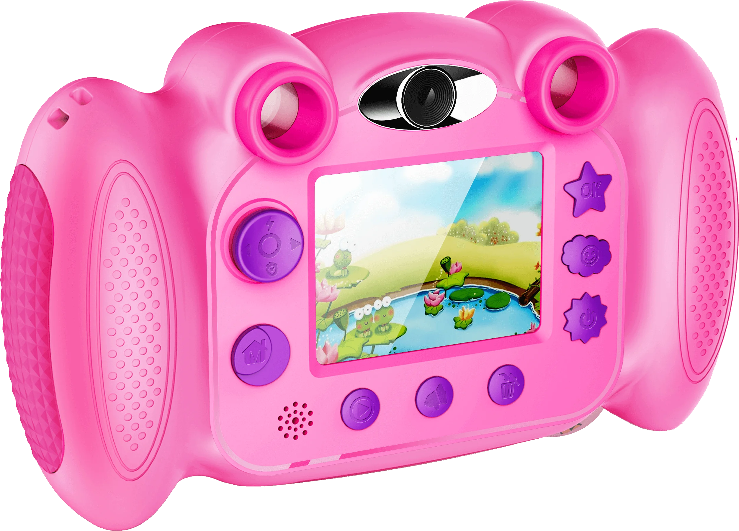 Dual Lens Smart Toddler  Digital Video Photo Toy Game Machine Selfie Camera  for Kids  Gift