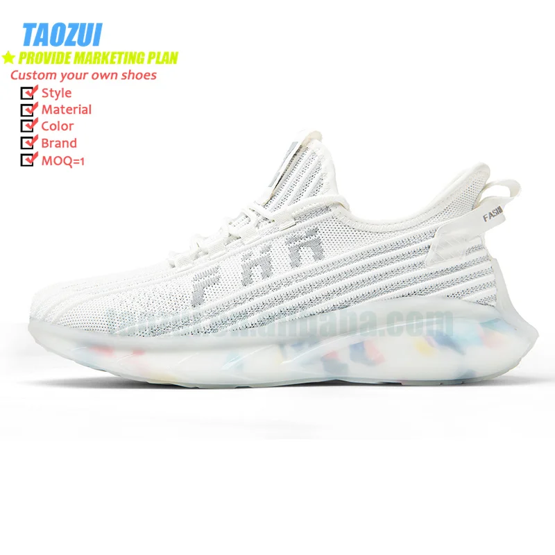 Factory  hot  sale  custom  logo  casual  shoes men wholesale manufacturer top quality breathable upper fashion athleisure shoes