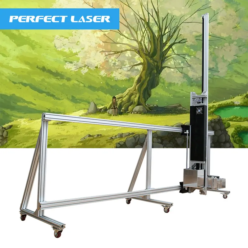 New Arrival 3D Vertical Uv Decoration Painting Wall Paper Drawing Automatic Printer Machine