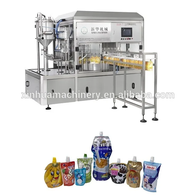 Shantou plastic bag resealable stand up pouch filling machine doypack bag filling and packing making machine