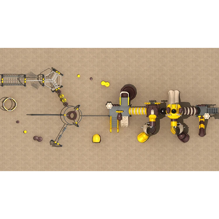 attractive commercial playground climbing frame for toddler amusement kids plastic