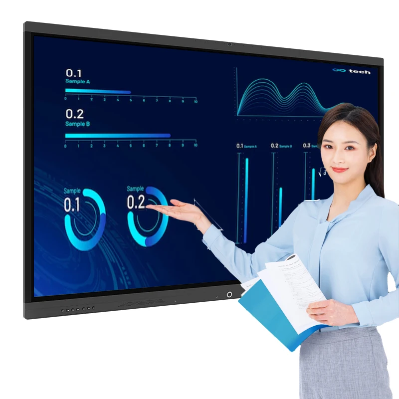 OEM/ODM Android/Windows OPS Option Business and Education Use Interactive Whiteboard of 75 inch infrared touch