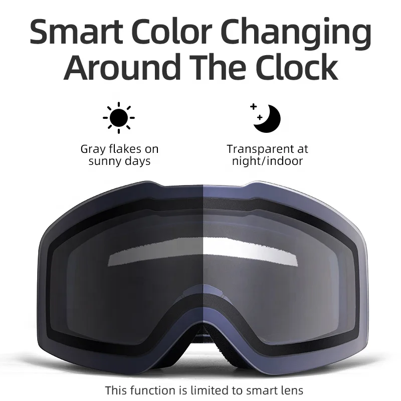 OEM Over Large view Ski Glasses Snowboard photochromic  Goggles for Men Women Youth 100% UV Protection  Ski Goggles