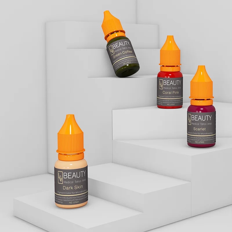 High Performance Tattoo Ink Pigment Permanent Makeup Microblading Pigment For Machine Use
