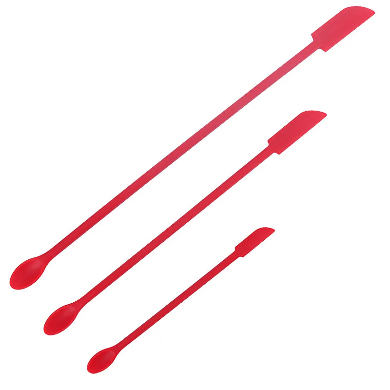 3pcs Spatula Silicone Butter Kitchen Accessories Baking Mini Spatula Spoon Set For Baking And Pastry Tools