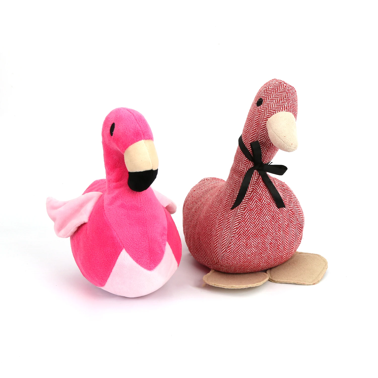 Chinese Factory Lovely Pink Duck Door Stop Decorative Fabric Animal Door Stop Animal Door Stopper