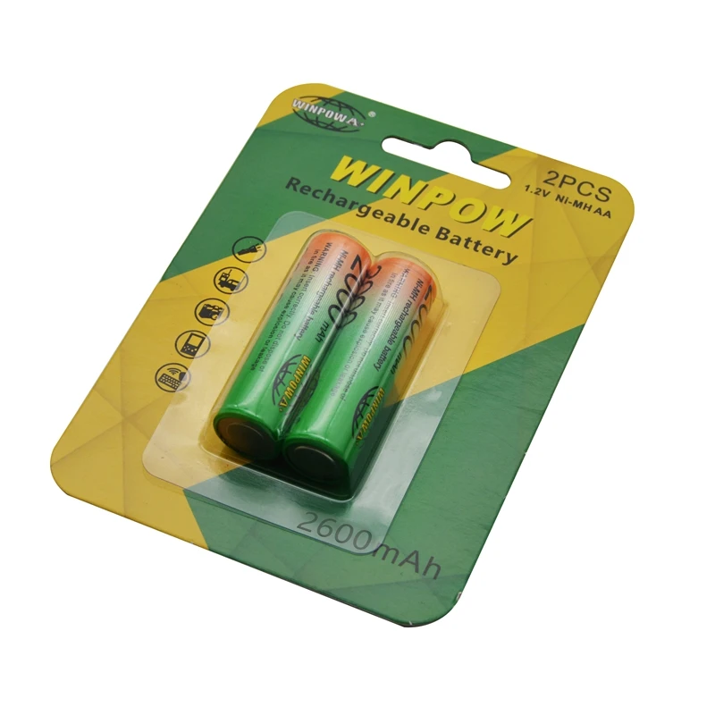 Factory Direct Sales High Quality 1.2V Rechargeable Battery NI-MH Size AA For Electronics Devices