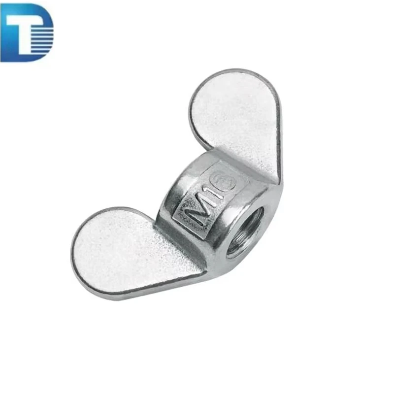 M5 M8 M10 Stainless Steel SS304 316 316L A2 A4 70 80 ANSI AISI 304 316 Din314 Din315 Wing Butterfly Wing Nut Edged Square Metric