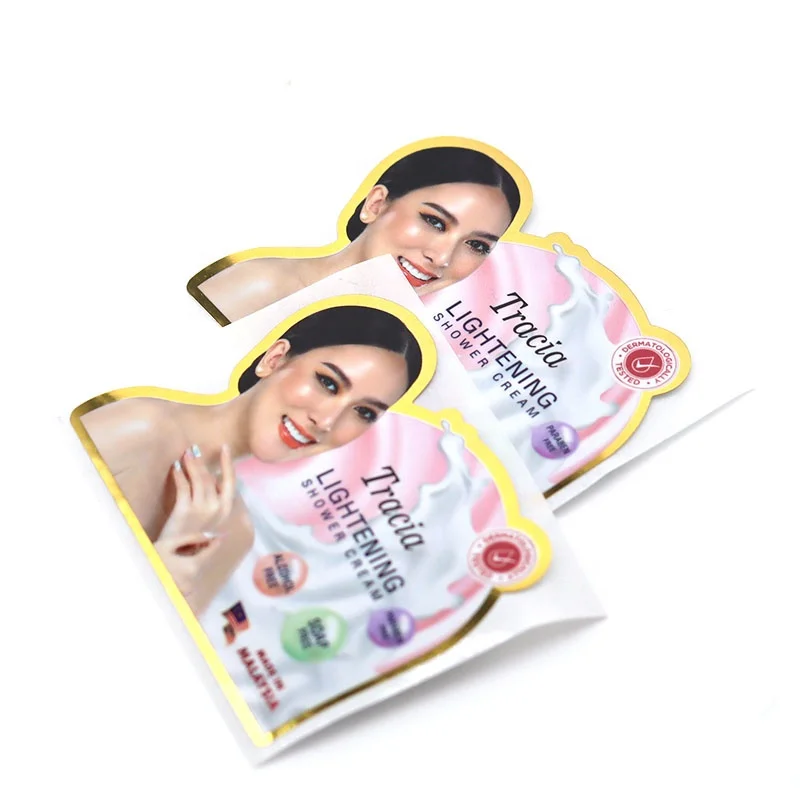 Printing Custom Adhesive Shampoo Bottle Pet Label Stickers Private Sticker Partial Glue killed label For Skin Care