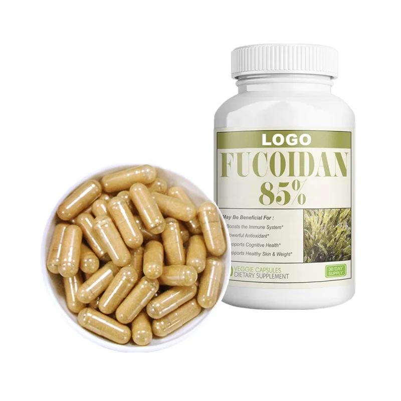 
 Экстракт fucoidan, добавка 60 капсул fucoidan  