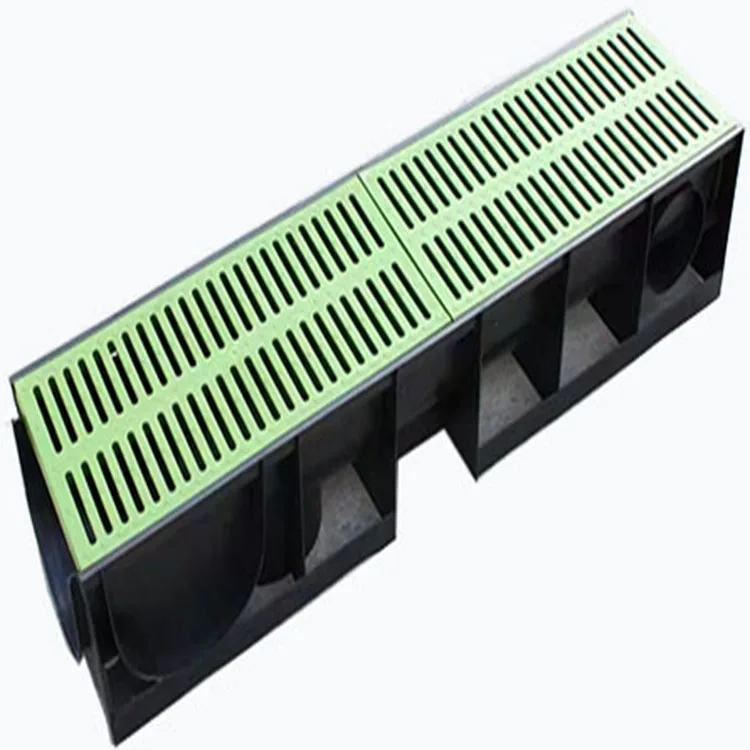 Outdoor U Shape resin concrete High quality plastic Linear drainage channel for ditch