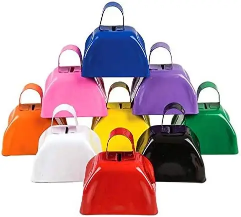 Factory Wholesale Mini Metal Cow Bell with Custom Made Logo and Color