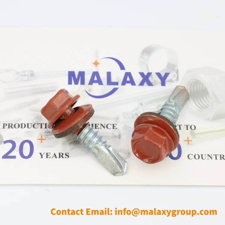 Malaxy Good Quality Hex Washer Head Self Drilling Screw With Washer