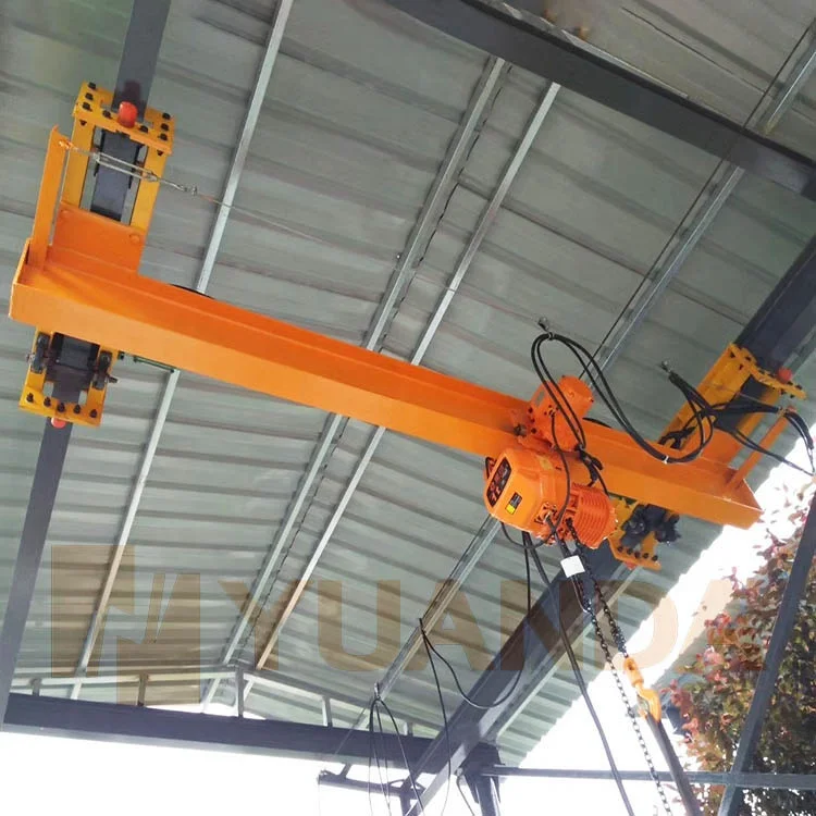 1 2 3 5 ton 2ton EOT underhung undermount suspending underslung type single girder beam hanging suspension overhead bridge crane