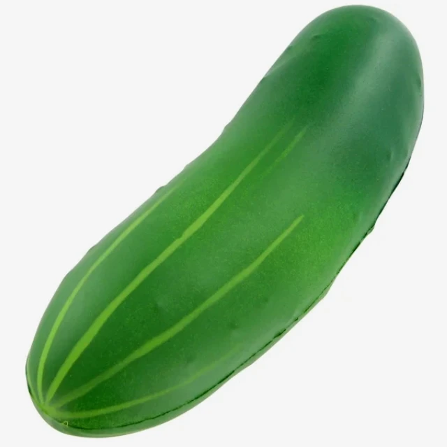 Hot sale Superstar  cucumber squishy toy stress relief stretchy squeeze toy with PVA