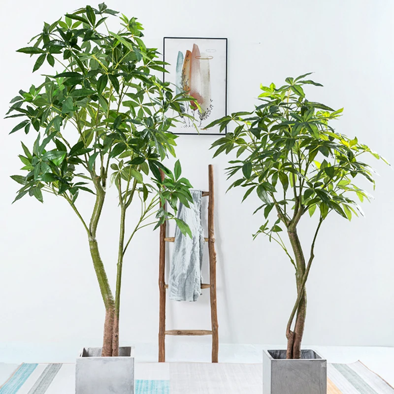 Artificial Pachira Aquatica Plant Guiana Chestnut Tree