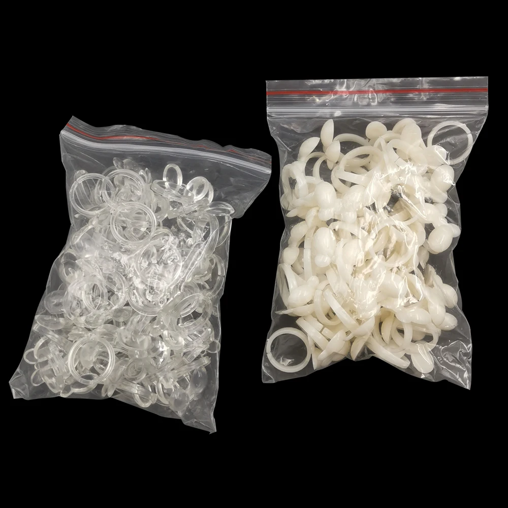 50Pcs Nail Art UV Gel Polish Varnish Color Pops Display Butterfly  Ring Coloring Showing  False Nail Manicure Tool