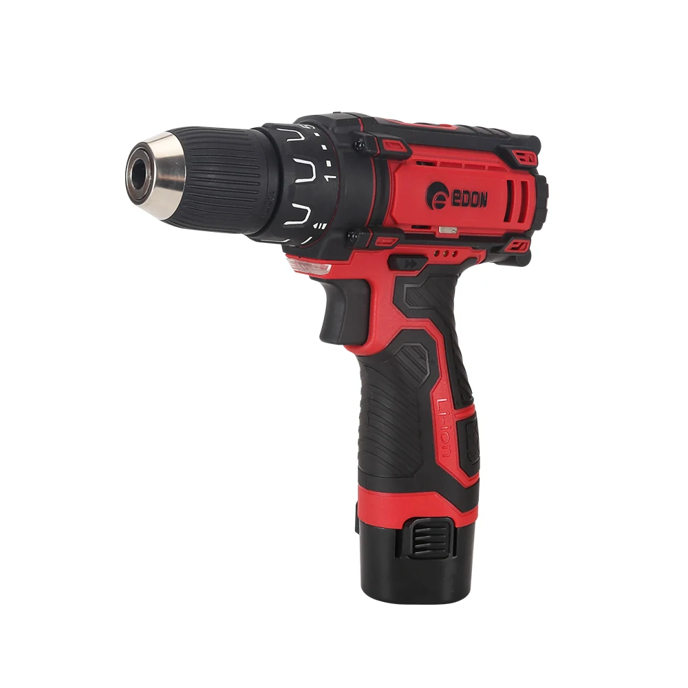 EDON AD-12A 12v battery charger mini cordless drill with LED light