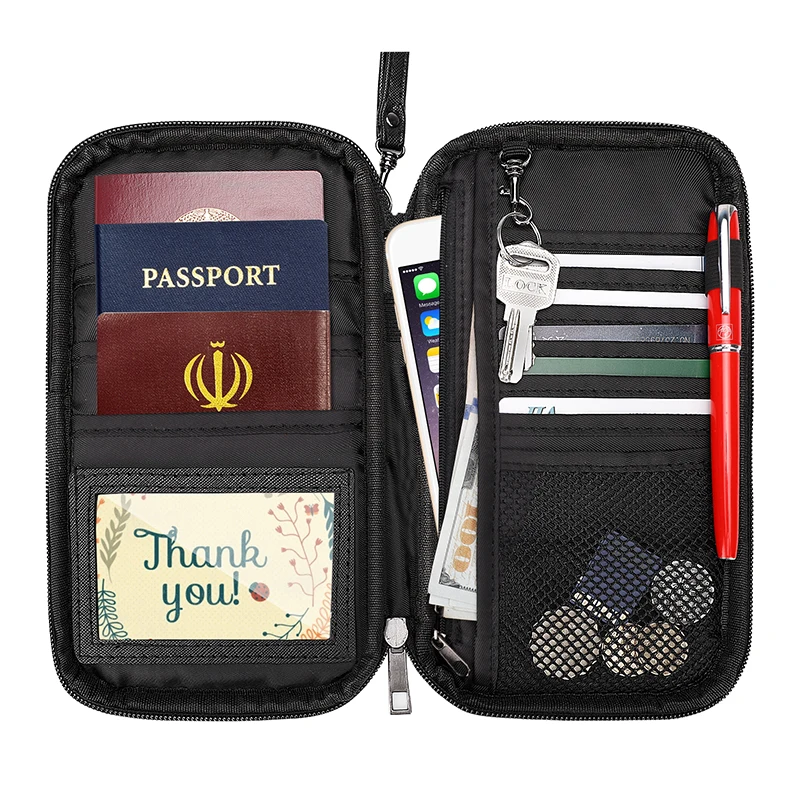 2100 Fahrenheit Fire Resistant Safety Money Valuables Fireproof Bag Document Waterproof Passport Bag Storage Bag