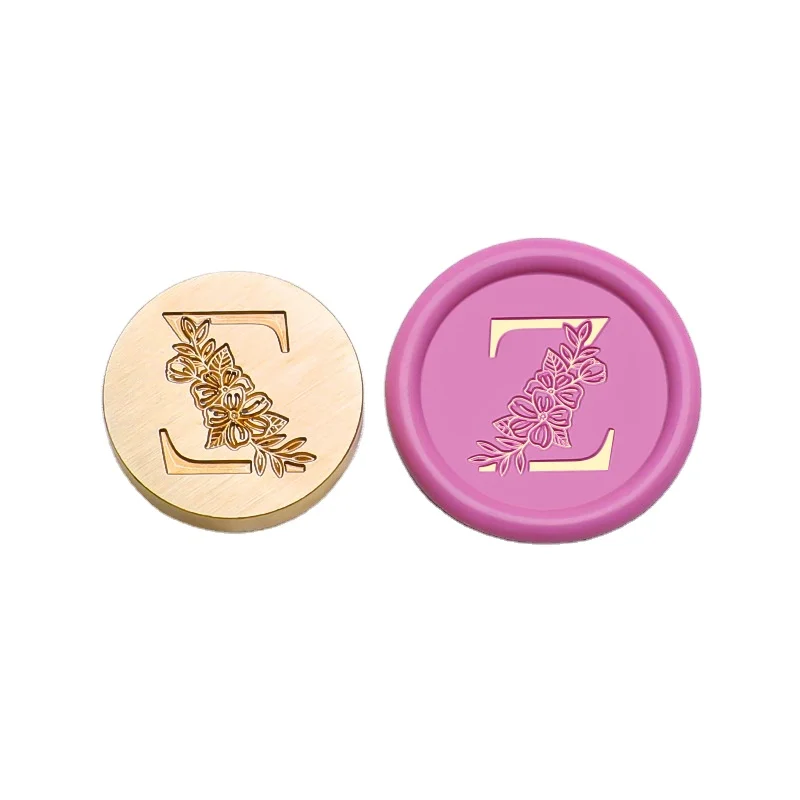 Alphabet Seal Vintage Retro Copper Metal Brass Letter Head Initial Classic Sealing Stamp Seal Stamp