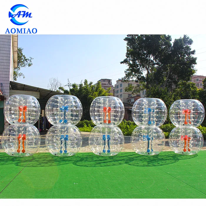 Transparent inflatable sumo body bubble soccer ball adult bumper ball for sport game