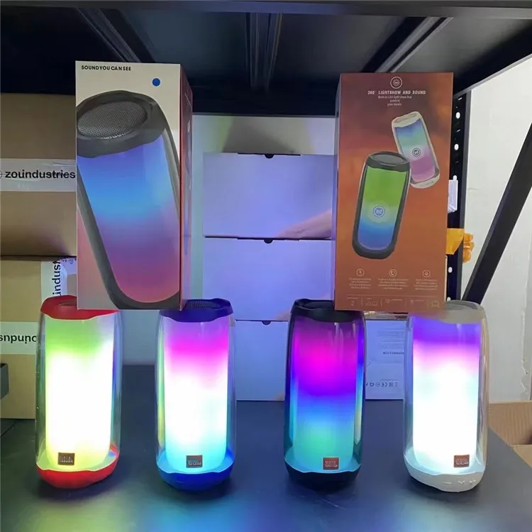  Беспроводной bluetooth-динамик для JBL PULSE 4 360 градусов Светодиодный светящийся полноэкранный светильник IPX7 водонепроницаемый беспроводной портативный динамик