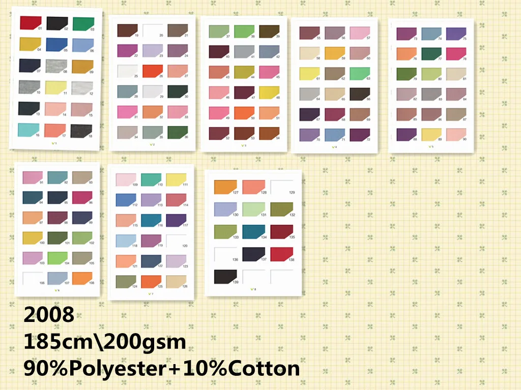 2008-2 CVC Cotton Polyester French Terry Fabric Cotton Terry Roll Cloth Fabric