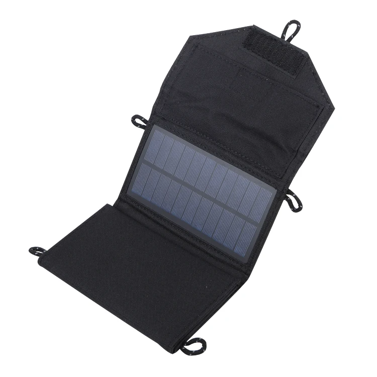 High Quality 7W Portable Brand Foldable Solar Charger Easy Installation Professional Factory  of Solar Products