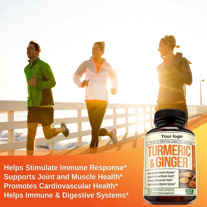 2020 turmeric ginger help immune support joint muscle manufacturer direct sale