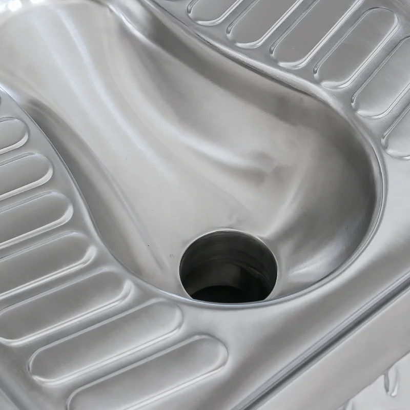 Китайский общественный Туалет Сифон 304 нержавеющей стали из приседания унитаз производитель