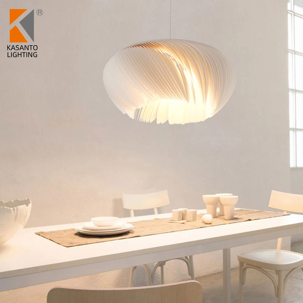 Hot sale vintage pendant lamp white parchment pendant lamp for hotel shop restaurant decoration from zhongshan