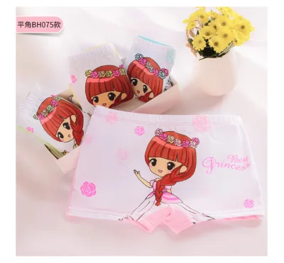5 Pcs/lot Beautiful Cartoon Kids Cotton Soft Panties For Girls Lovely Baby Girls Breathable Underwear Kids Underpants