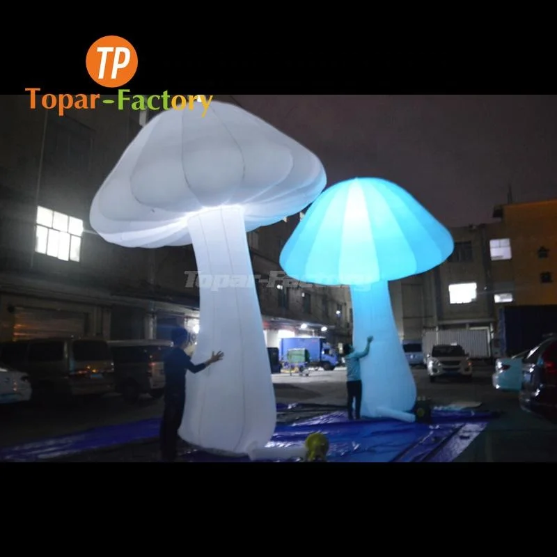 Topar-Factory Toy Christmas Decoration Superior Quality Model Outdoor Decorative Led Inflatable Mushroom For Party