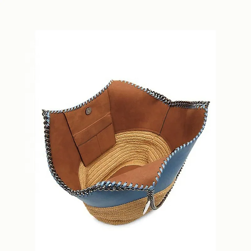 High Quality Papyrus Canvas Casual Paper Cloth Wheat Straw Handbag