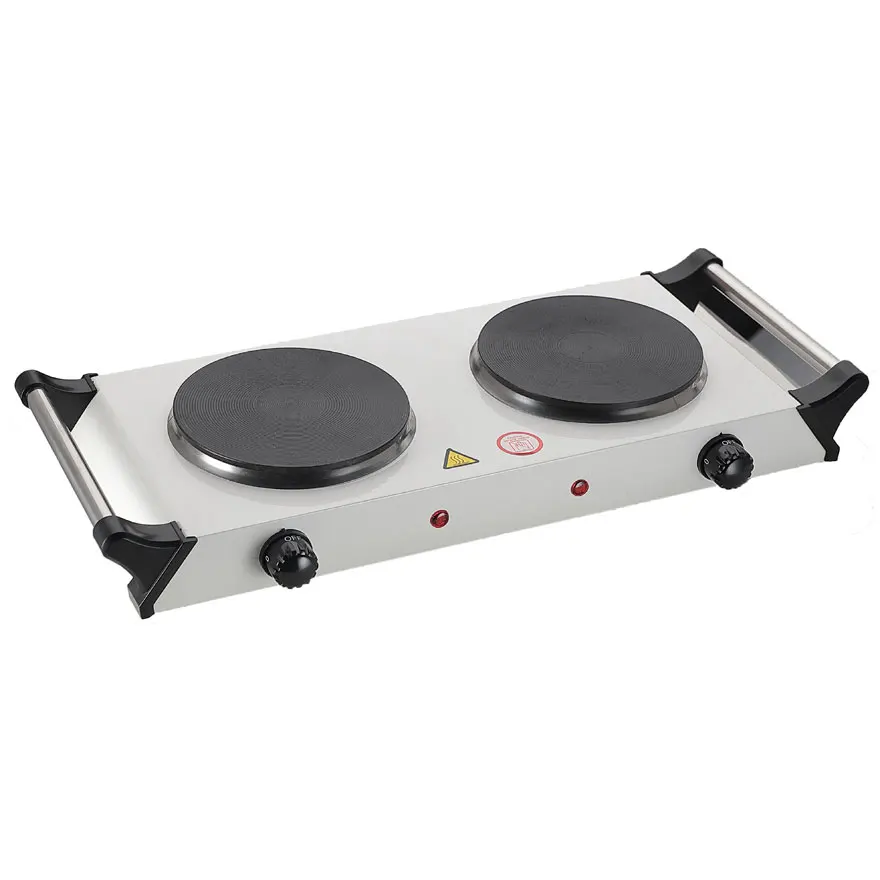 Double Electric Hot Plate with Handles Profession High Power