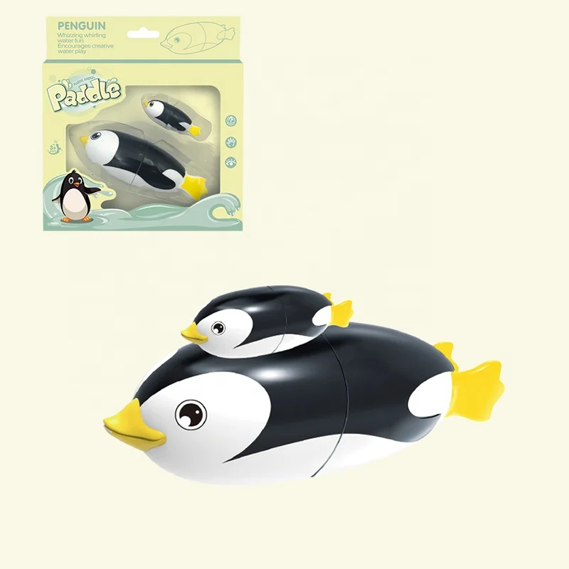 2024 New Toddler Shower Bath Toys Battery operated Electric Swimming Penguin Seal Dolphin Octopus Bathtub Toys With LED Light Up