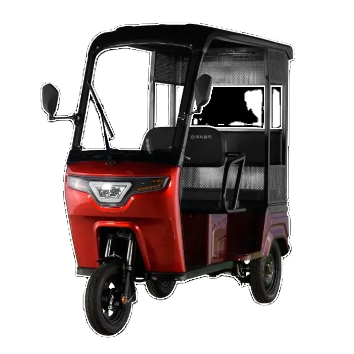 2023 Asia Hot Sale Electric Passenger Tricycle with Roof Tuk Tuk Mini Bus Electric Three Wheel Mobility Scooter