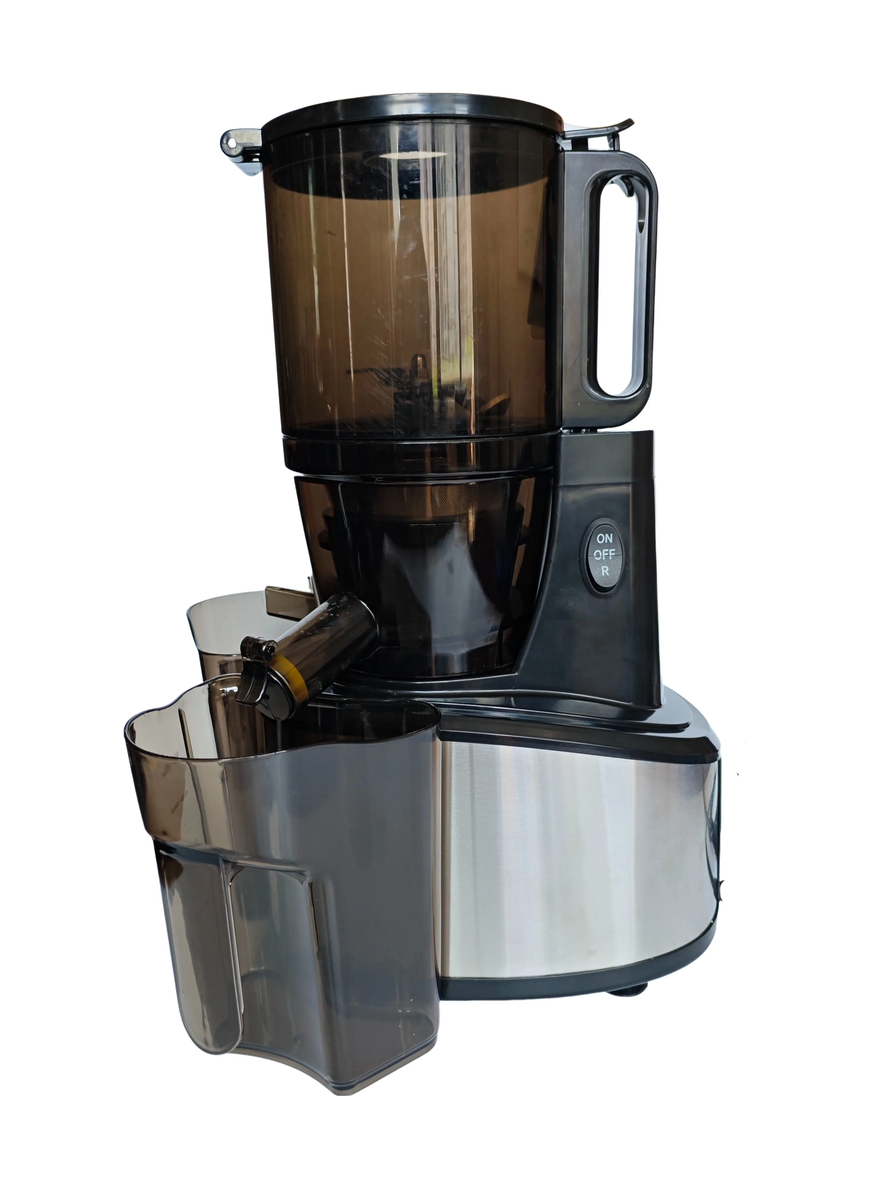 2024 New Design Stainless Housing Slow Juicer Big Mouth Juicers Kitchen Electric Juice Extractor Machine