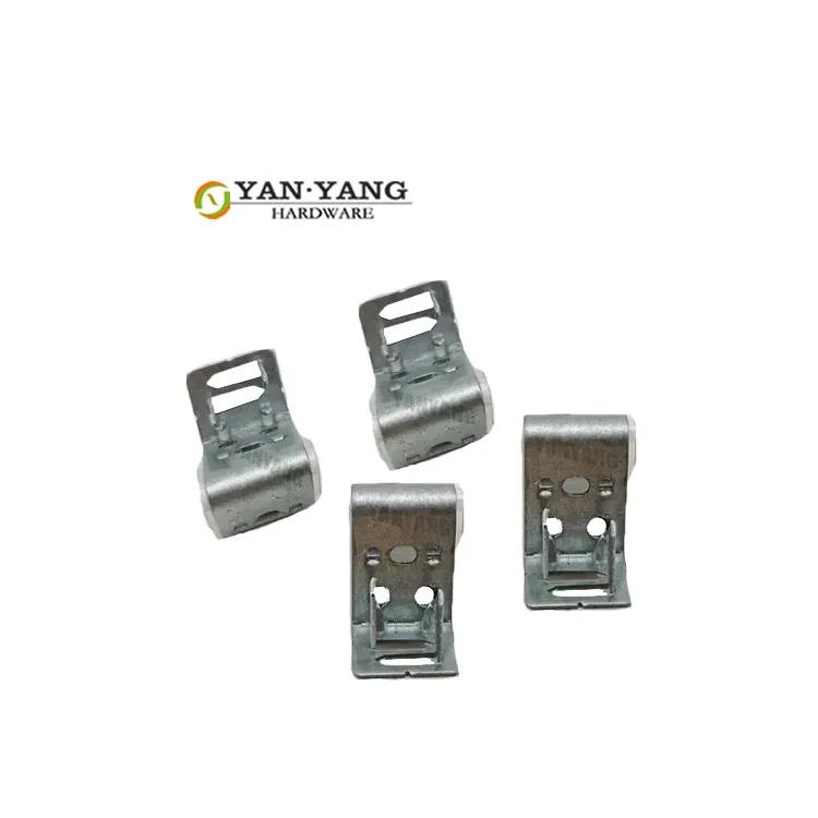 YANYANG Factory Furniture Hardware Accessories 4 Holes Clips Metal Zig Zag Spring Clips