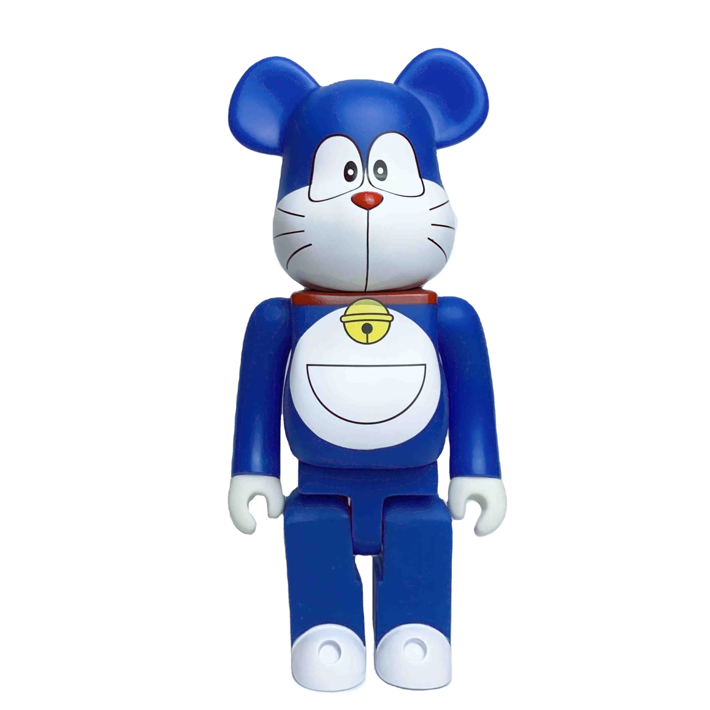 2 Colour 28cm 400% Tide Brand Bearbrick Doraemon Violent PVC Vinyl Action Figure With Boxed