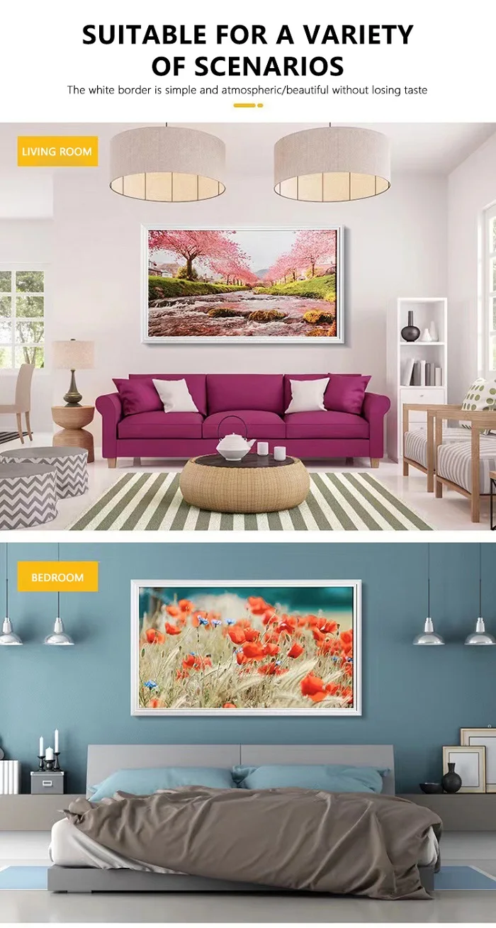 On Promotion! 600w Wall Mounted Carbon Crystal Heating Electric Heater Far Infrared Heating Panel With Built-in Wifi Thermostat