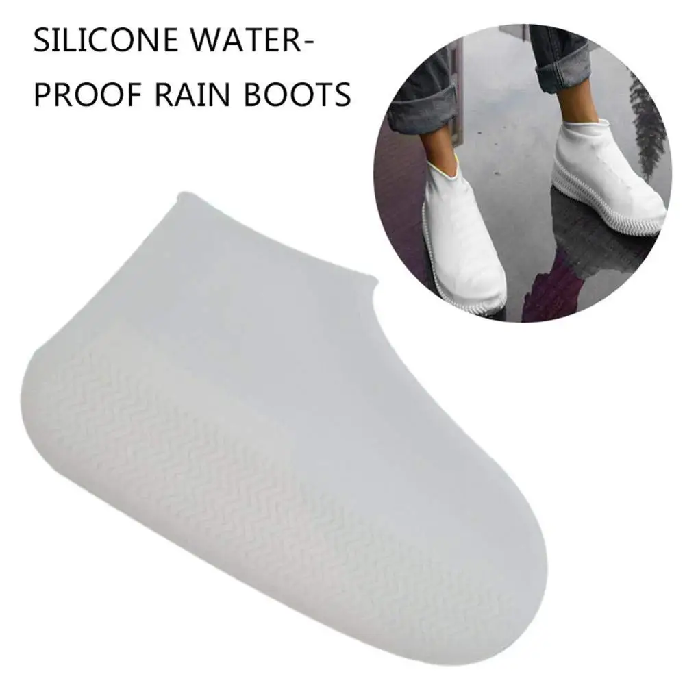 
Waterproof Shoe Covers Silicone Shoe Covers Waterproof Boot Reusable Non Slip Rain Snow Overshoe Foldable Galoshes 
