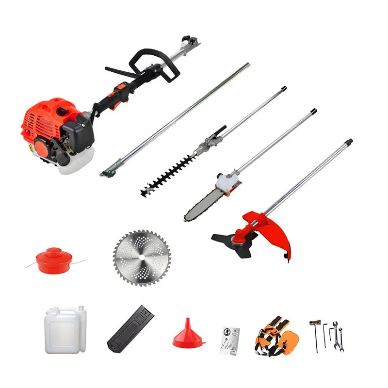 1800W 43cc 52cc High Quality Cordless Gasoline Leaf Mower Slope Hedge Trimmer Powered Lawn Mower